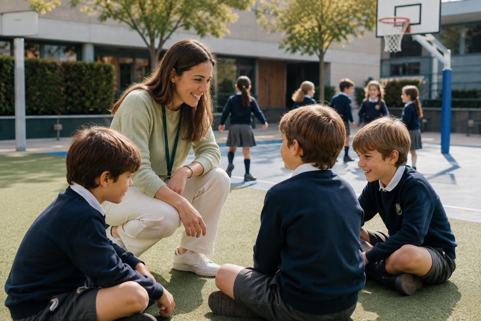 shadow_teacher_school_patio shadow teacher o profesor de apoyo